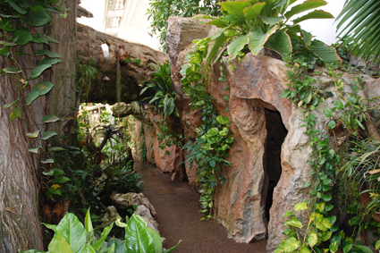 Вид на гроты